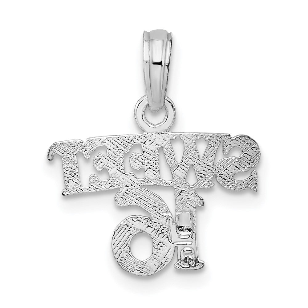 FJC Finejewelers 925 Sterling Silver Polished SWEET 16 Charm