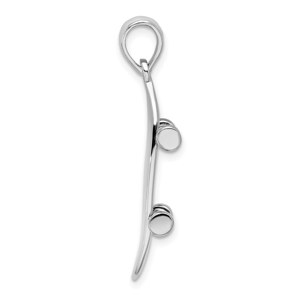 FJC Finejewelers 925 Sterling Silver Polished Moveable 3D Skateboard Charm 11 mm