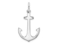 FJC Finejewelers 925 Sterling Silver Rhodium Plated Polished 3D Anchor Charm 33 x 18 mm