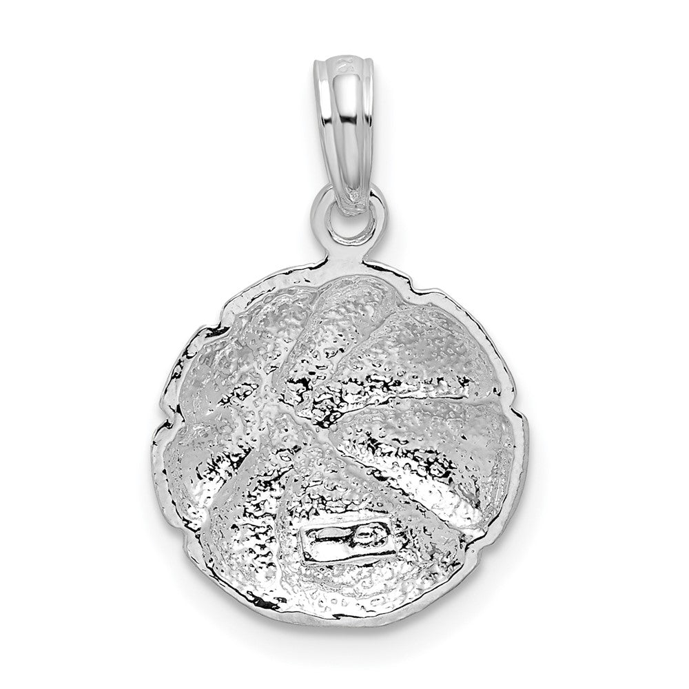 FJC Finejewelers 925 Sterling Silver Rhodium Plated Polished Basketball Charm 13 mm