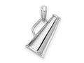 FJC Finejewelers 925 Sterling Silver Polished 3D Megaphone Charm 8 mm