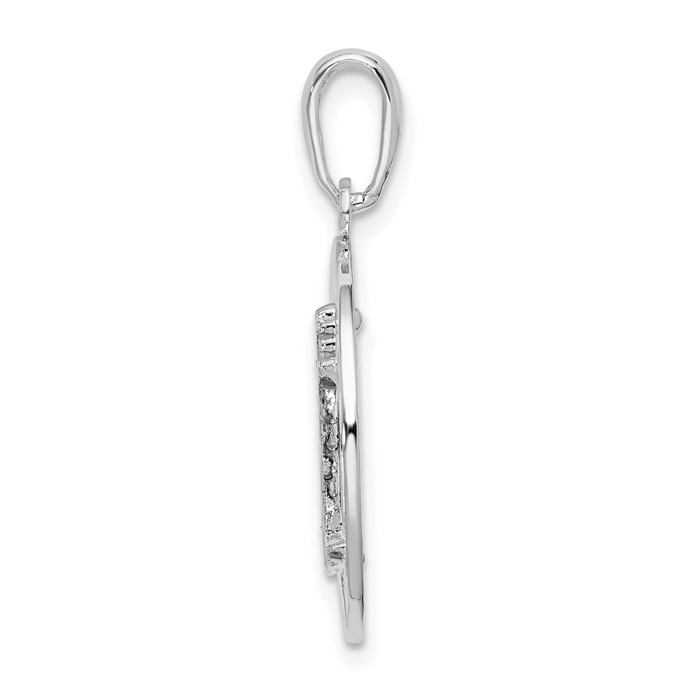 FJC Finejewelers 925 Sterling Silver Polished Enamel Hilton Head with Lighthouse Charm 26 x 18 mm