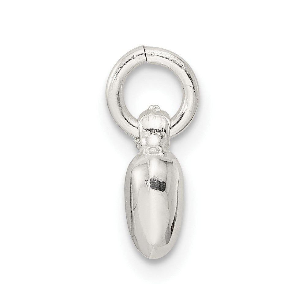 FJC Finejewelers 925 Sterling Silver Small Puffed Heart Charm 13 x 6 mm
