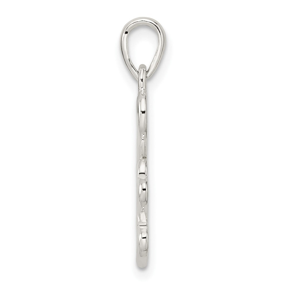 FJC Finejewelers 925 Sterling Silver Polished Multiple Heart Charm 26 x 10 mm