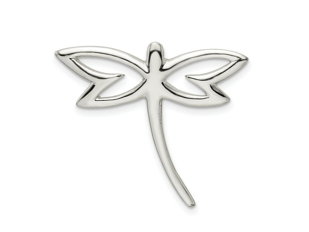 FJC Finejewelers 925 Sterling Silver Polished Dragonfly Chain Slide 25 x 28 mm