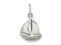FJC Finejewelers 925 Sterling Silver Polished Sailboat Charm 21 x 11 mm