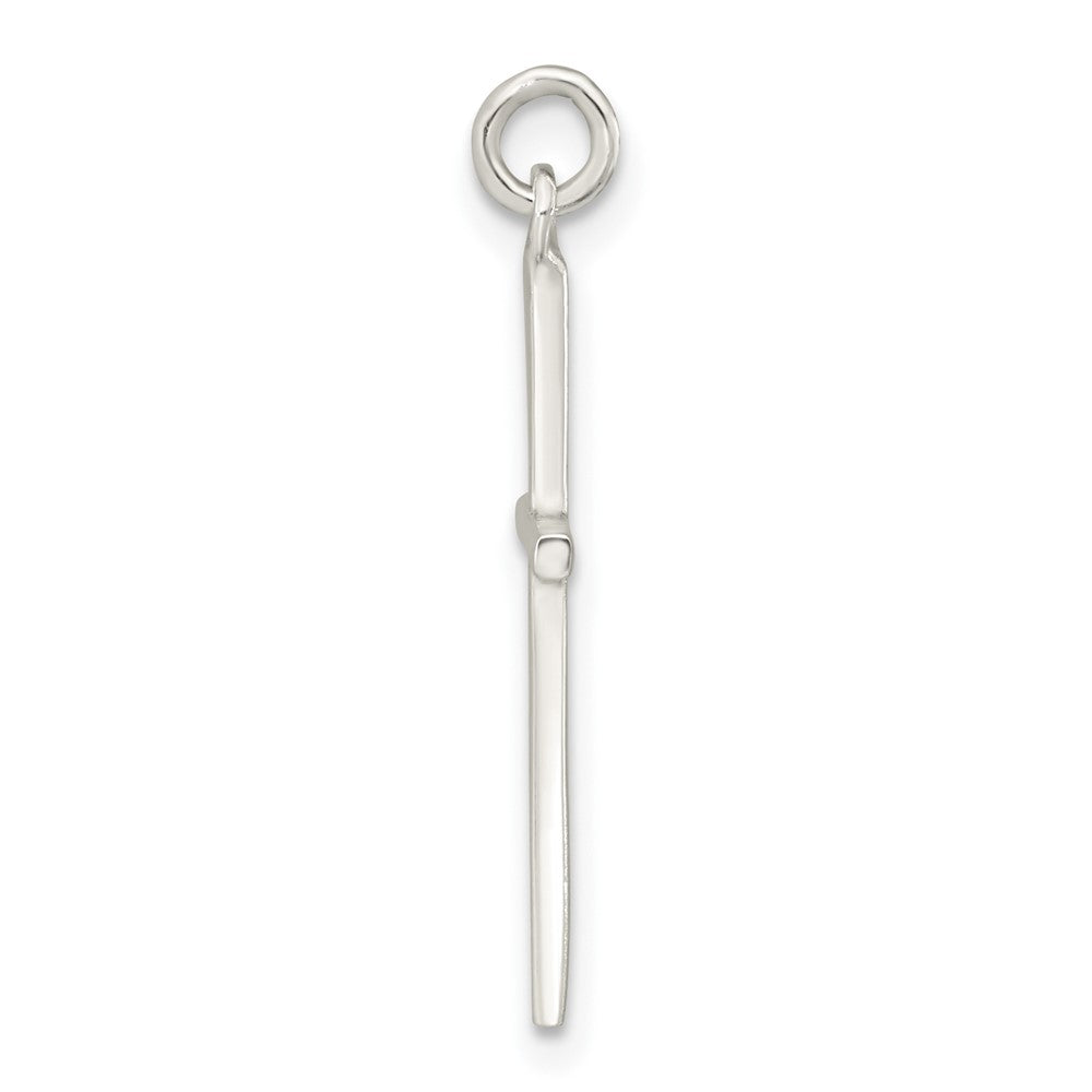 FJC Finejewelers 925 Sterling Silver Polished Cross Charm 23 x 13 mm