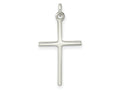 FJC Finejewelers 925 Sterling Silver Polished Cross Charm 23 x 13 mm
