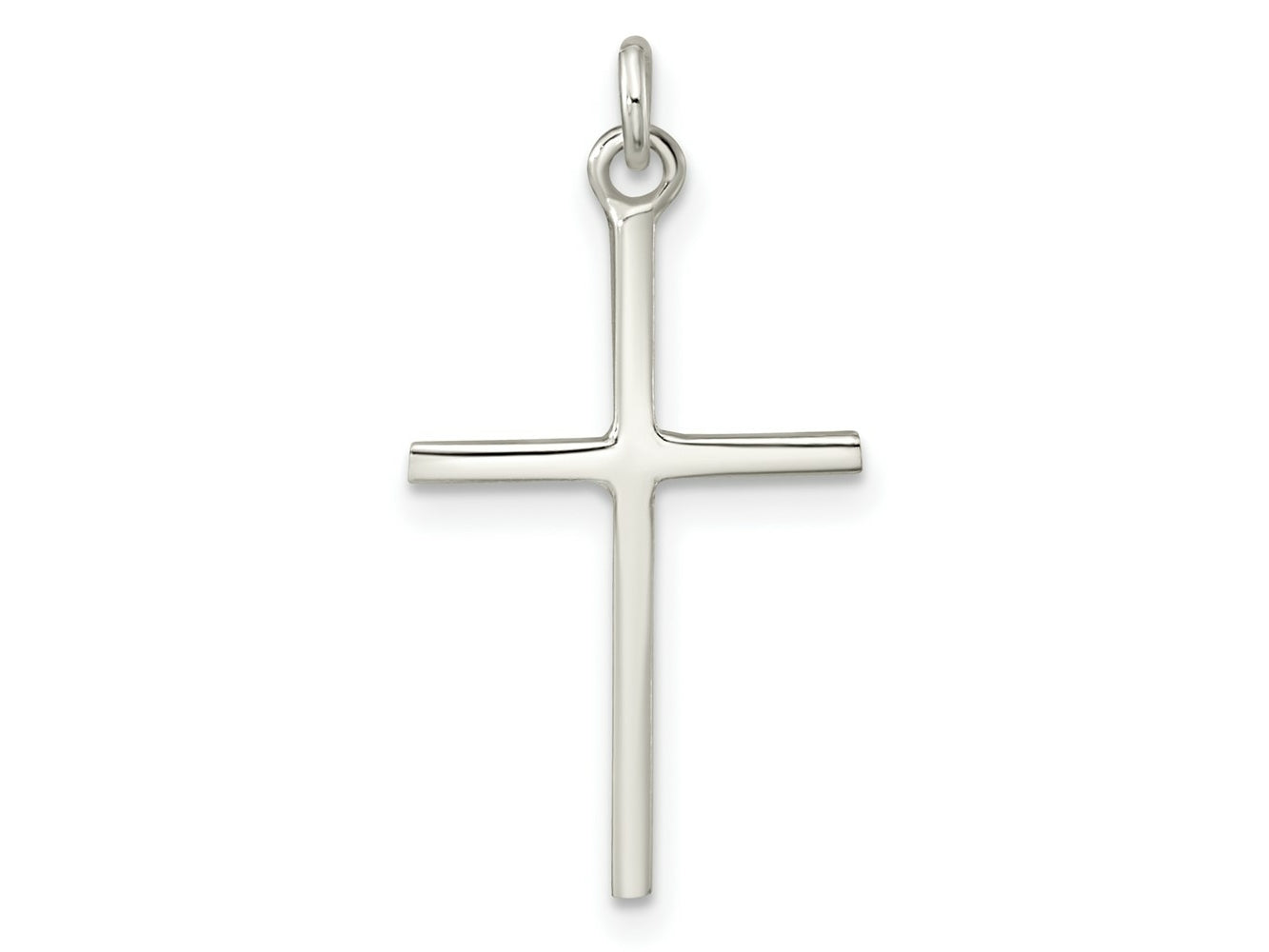 FJC Finejewelers 925 Sterling Silver Polished Cross Charm 23 x 13 mm