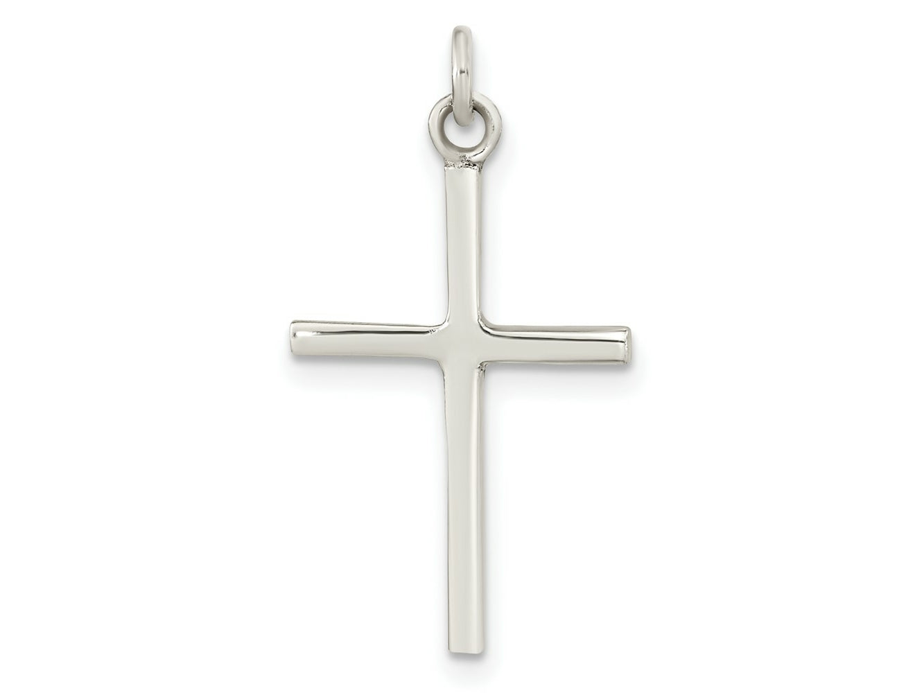 FJC Finejewelers 925 Sterling Silver Polished Cross Charm 23 x 14 mm