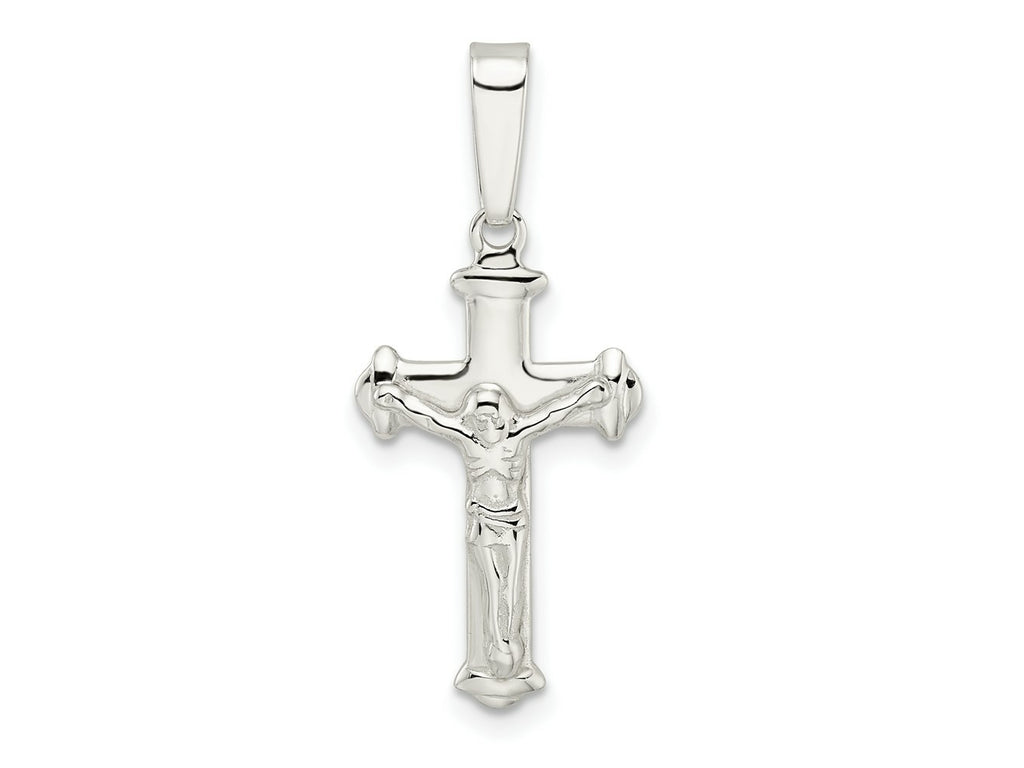 FJC Finejewelers 925 Sterling Silver Polished Crucifix Charm 30 x 13 mm