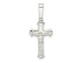 FJC Finejewelers 925 Sterling Silver Polished Crucifix Charm 30 x 13 mm