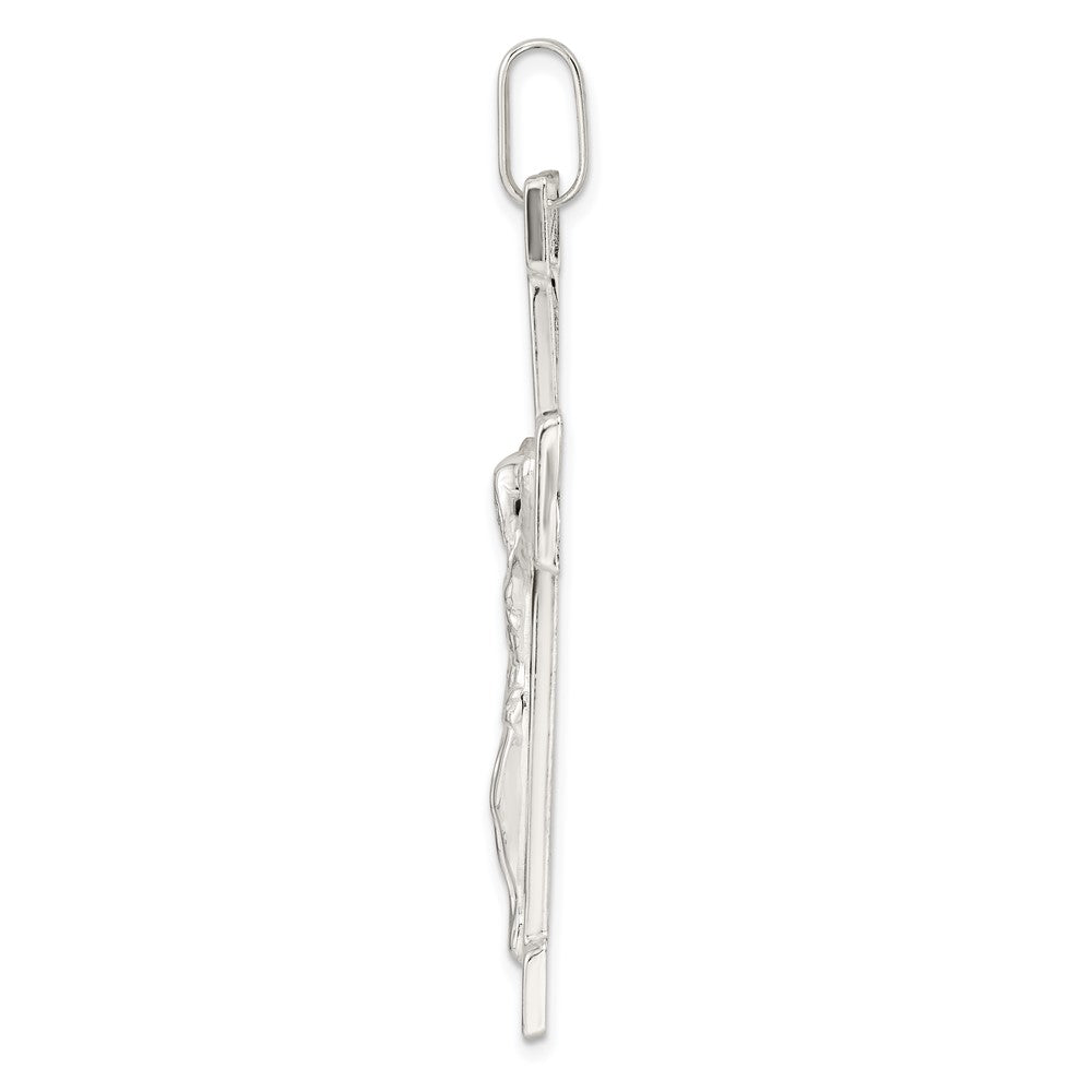 FJC Finejewelers 925 Sterling Silver Polished Crucifix Charm 57 x 34 mm