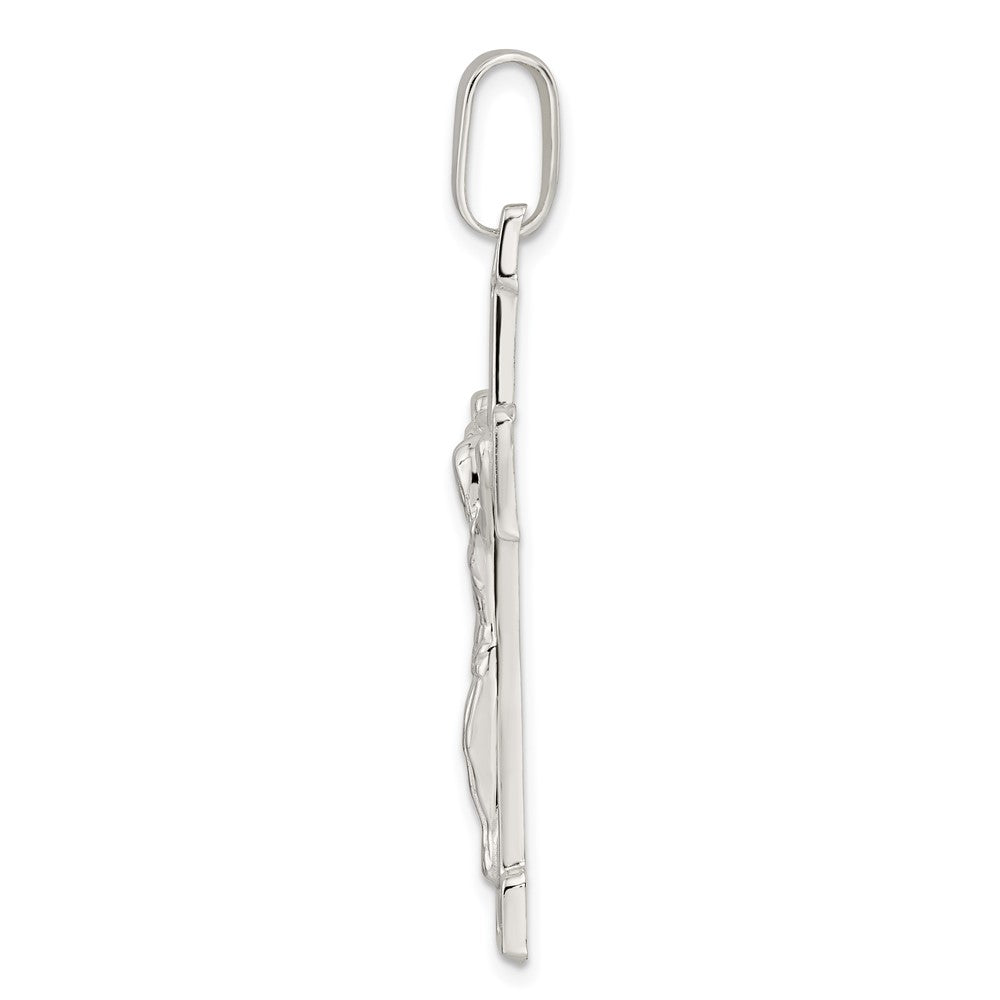 FJC Finejewelers 925 Sterling Silver Polished Crucifix Charm 47 x 27 mm