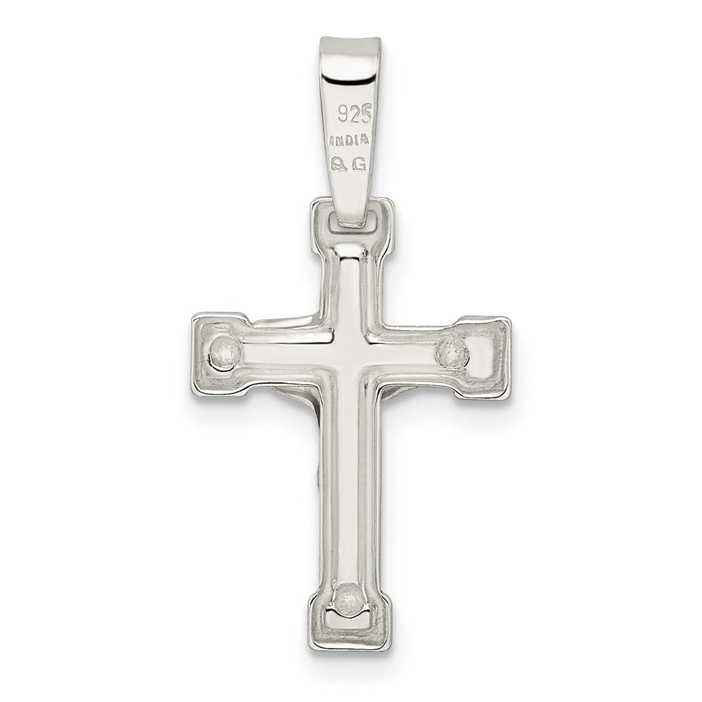 FJC Finejewelers 925 Sterling Silver Polished Crucifix Charm 27 x 14 mm