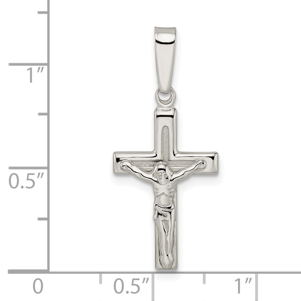 FJC Finejewelers 925 Sterling Silver Polished Crucifix Charm 30 x 13 mm