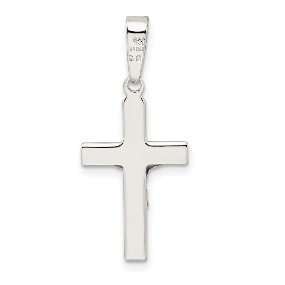 FJC Finejewelers 925 Sterling Silver Polished Crucifix Charm 30 x 13 mm