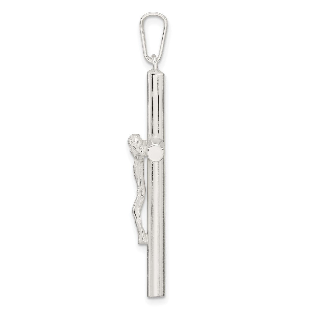 FJC Finejewelers 925 Sterling Silver Polished Large Hollow Crucifix Charm 46 x 23 mm