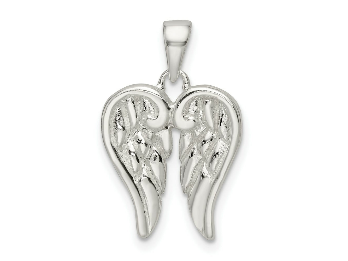 FJC Finejewelers 925 Sterling Silver Polished Angel Wings Charm 23 x 14 mm