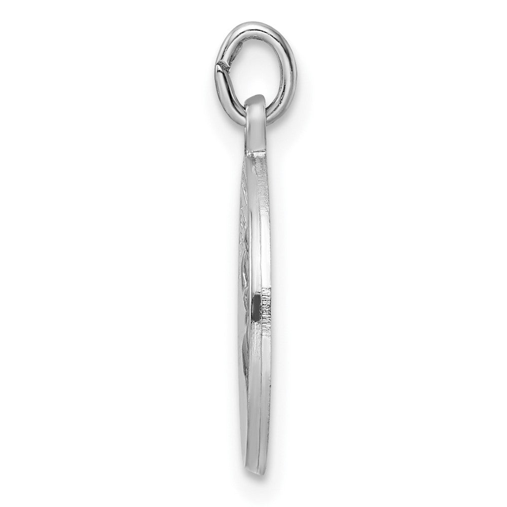 FJC Finejewelers 925 Sterling Silver Rhodium Plated Polished Solid 1st Holy Communion Charm 21 x 14 mm