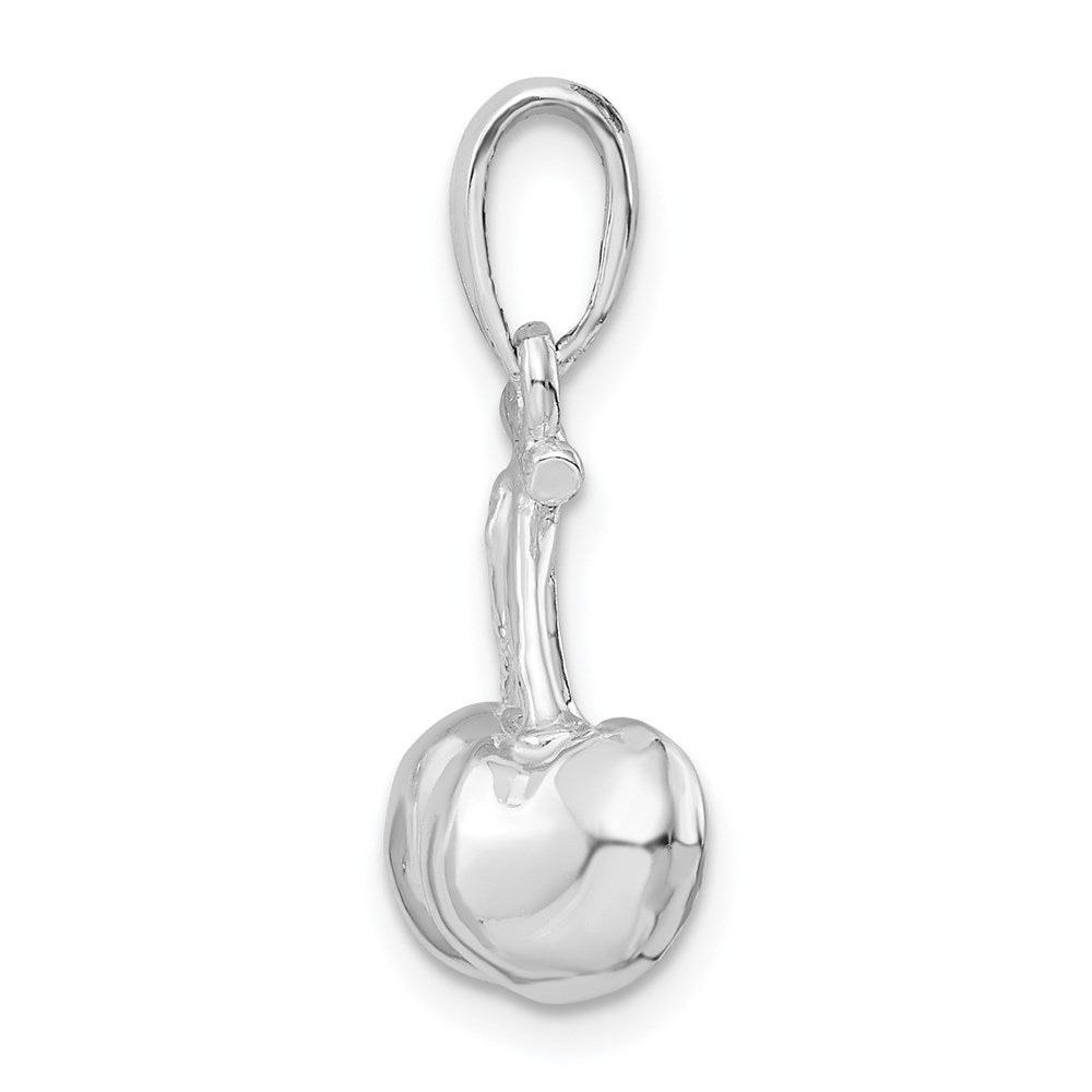 FJC Finejewelers 925 Sterling Silver Rhodium Plated Polished 3D Cherries Charm 22 x 11 mm