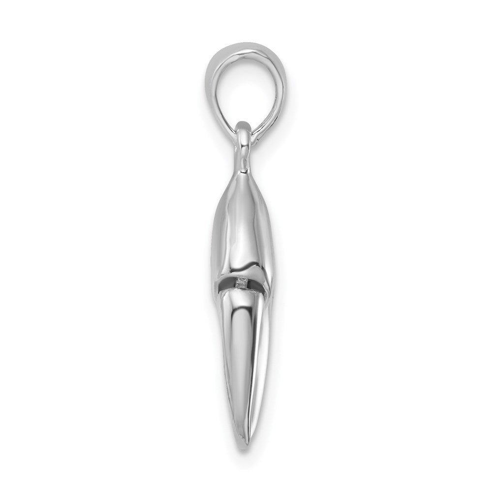 FJC Finejewelers 925 Sterling Silver Rhodium Plated 3D Moveable Lobster Claw Charm 26 x 10 mm