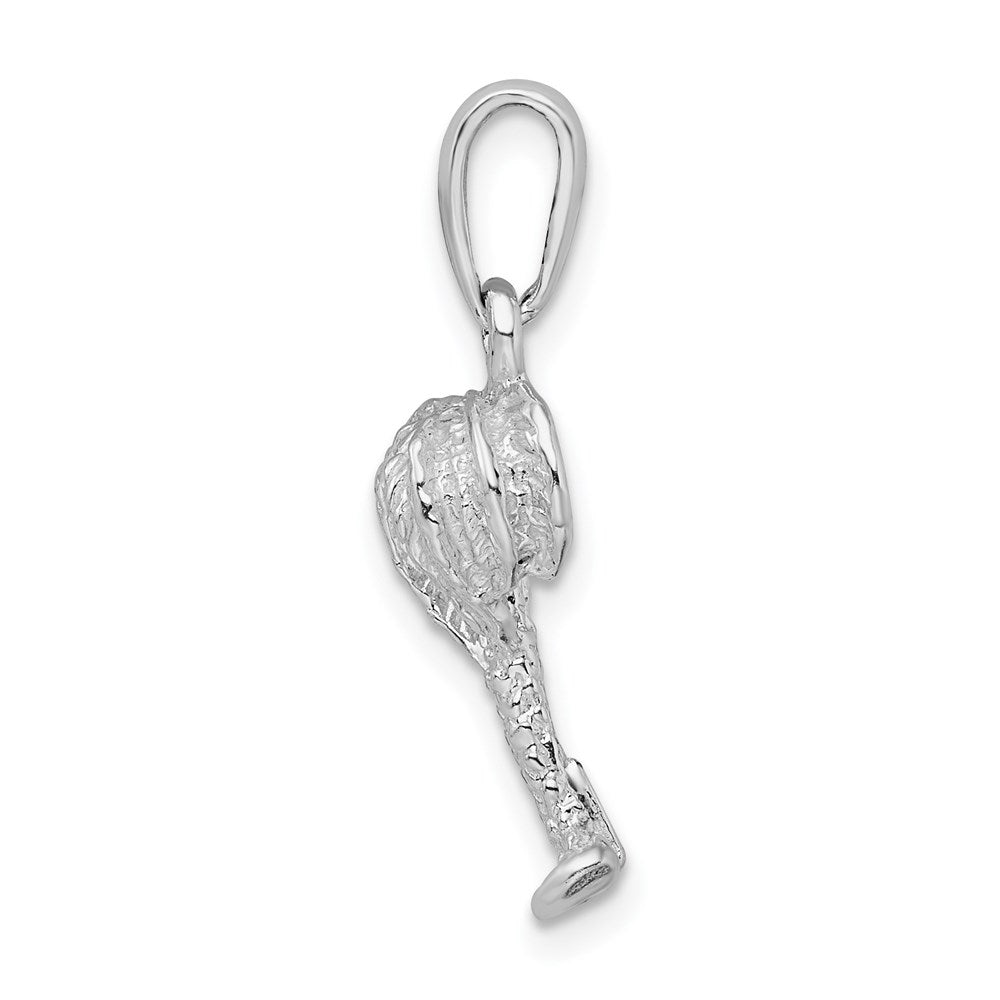 FJC Finejewelers 925 Sterling Silver Rhodium Plated Polished Palm Tree with Coconuts Charm 25 x 11 mm