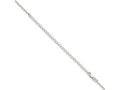 FJC Finejewelers 925 Sterling Silver Beveled Oval Cable Chain with 4in ext. 22 Inches x 2 mm