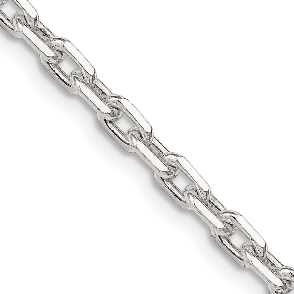 FJC Finejewelers 925 Sterling Silver Beveled Oval Cable Chain 30 Inches x 3.95 mm