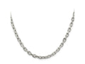FJC Finejewelers 925 Sterling Silver Beveled Oval Cable Chain 26 Inches x 4.9 mm