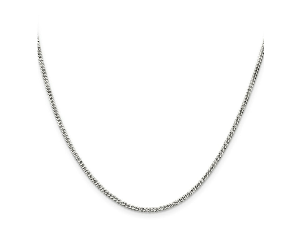 FJC Finejewelers 925 Sterling Silver Curb Chain 14 Inches x 2 mm