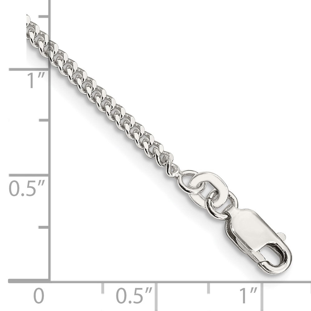 FJC Finejewelers 925 Sterling Silver Curb Bracelet Chain 8 Inches x 2 mm
