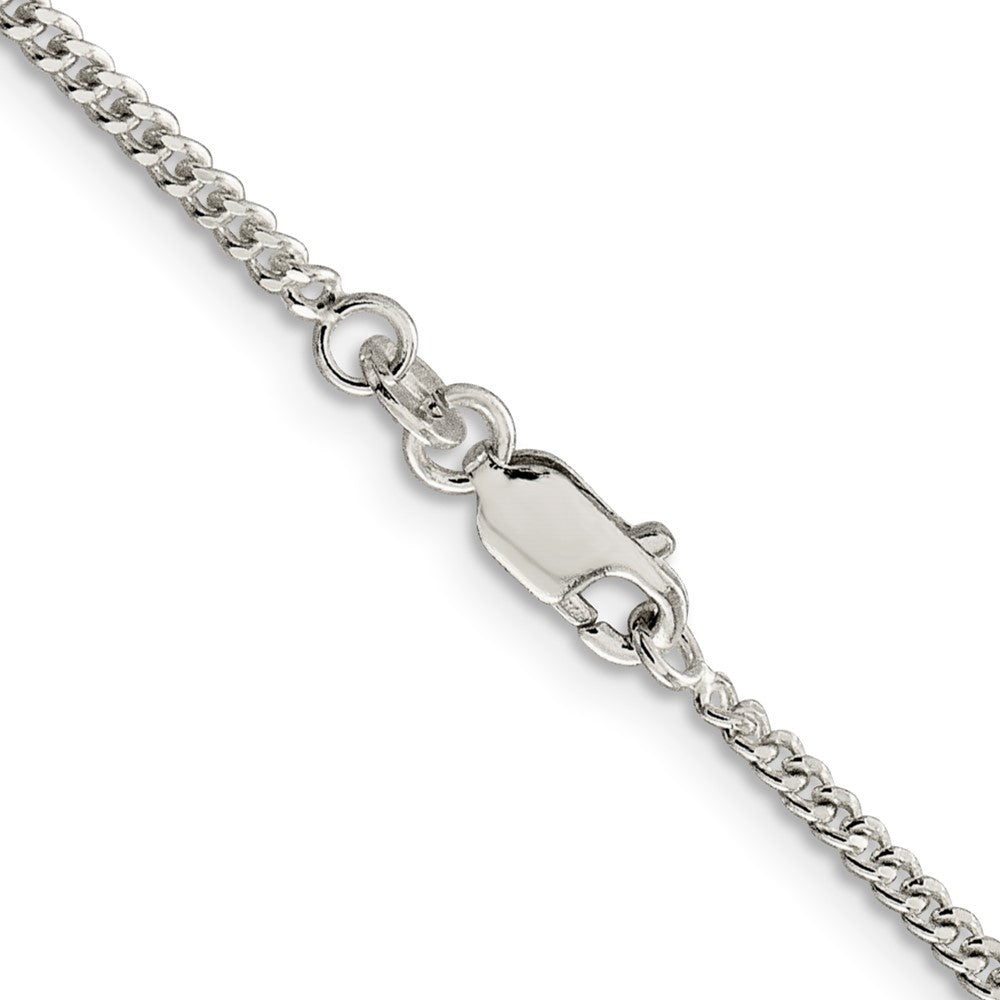 FJC Finejewelers 925 Sterling Silver Curb Chain Anklet 9 Inches x 2 mm