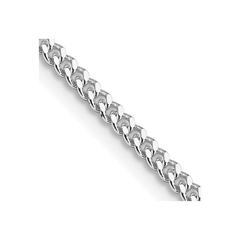 FJC Finejewelers 925 Sterling Silver Rhodium Plated Curb Chain 30 Inches x 2 mm