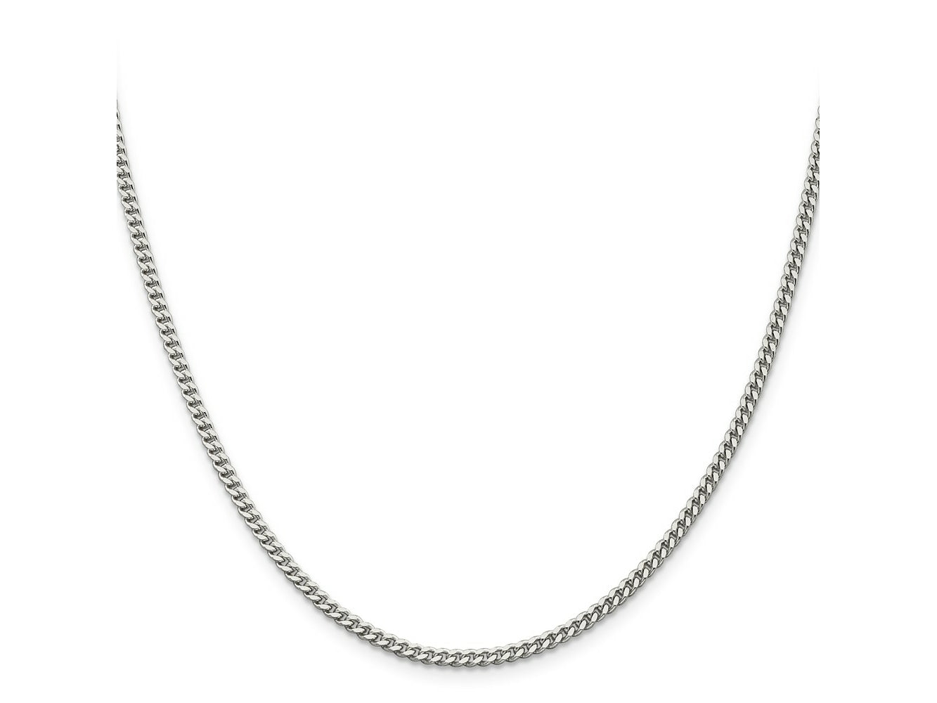 FJC Finejewelers 925 Sterling Silver Curb Chain 18 Inches x 3 mm