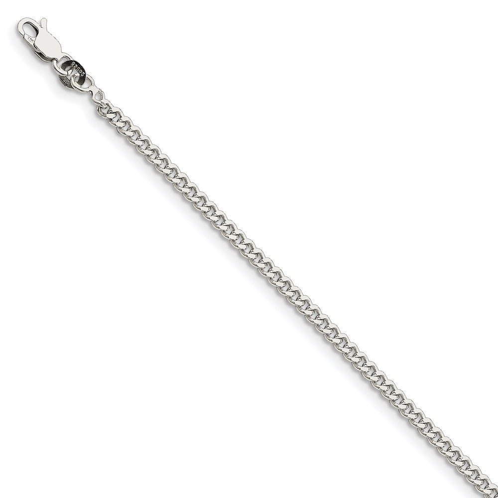 FJC Finejewelers 925 Sterling Silver Curb Bracelet Chain 7 Inches x 3 mm