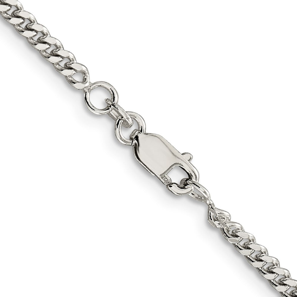 FJC Finejewelers 925 Sterling Silver Curb Bracelet Chain 8 Inches x 3 mm