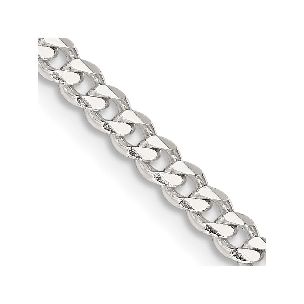 FJC Finejewelers 925 Sterling Silver Curb Chain 20 Inches x 3.5 mm