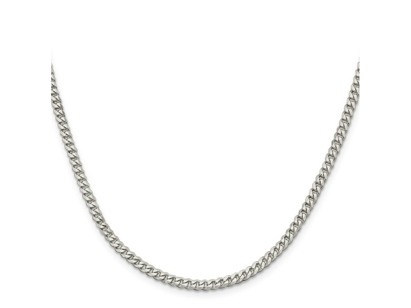 FJC Finejewelers 925 Sterling Silver Curb Chain 20 Inches x 3.5 mm