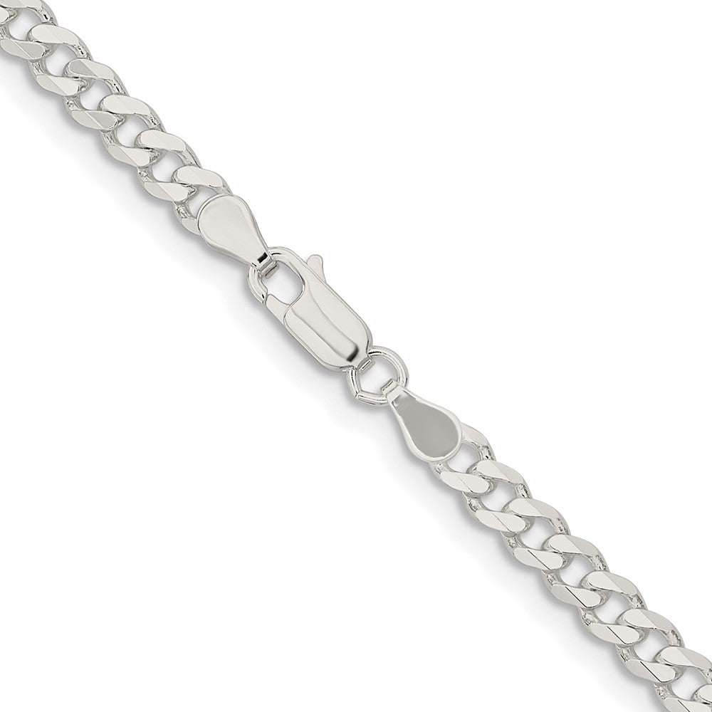 FJC Finejewelers 925 Sterling Silver Curb Chain 24 Inches x 4.5 mm