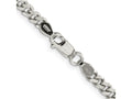 FJC Finejewelers 925 Sterling Silver Rhodium Plated Curb Bracelet Chain 7 Inches x 4.5 mm