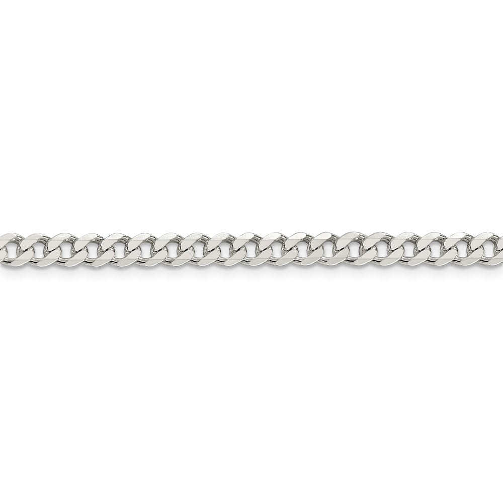 FJC Finejewelers 925 Sterling Silver Rhodium Plated 4.5mm Curb Chain