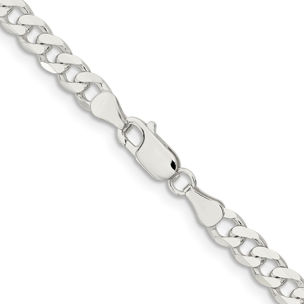 FJC Finejewelers 925 Sterling Silver Curb Bracelet Chain 7 Inches x 6 mm