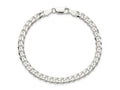 FJC Finejewelers 925 Sterling Silver Curb Bracelet Chain 8 Inches x 6 mm