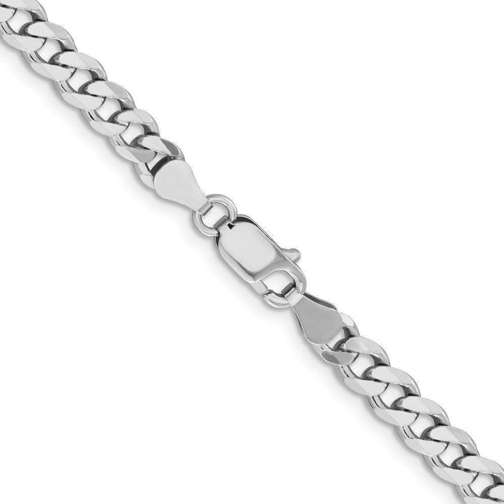 FJC Finejewelers 925 Sterling Silver Rhodium Plated Curb Chain 28 Inches x 6 mm
