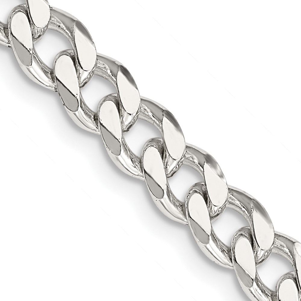 FJC Finejewelers 925 Sterling Silver Curb Chain 24 Inches x 7 mm