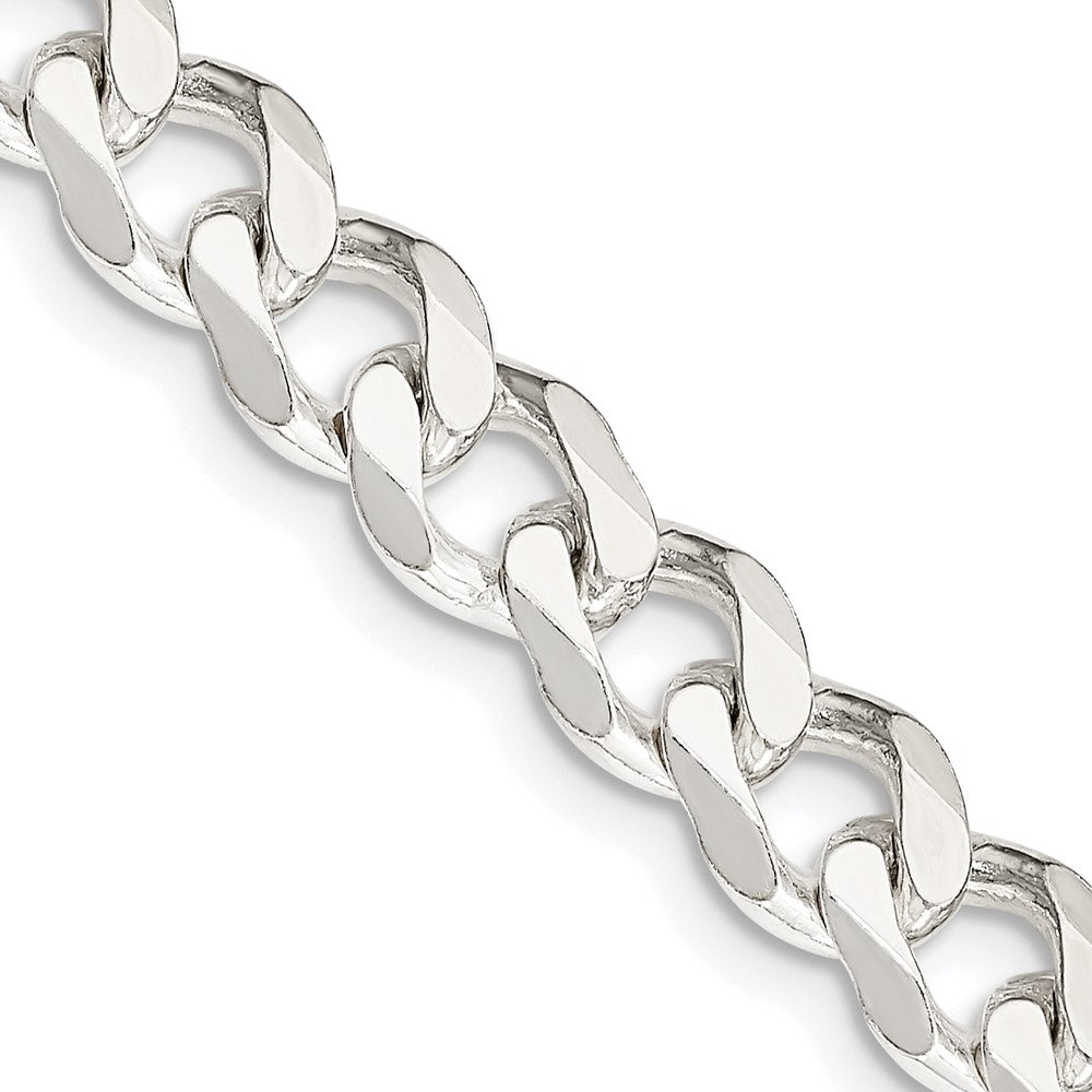 FJC Finejewelers 925 Sterling Silver Curb Bracelet Chain 9 Inches x 7.5 mm