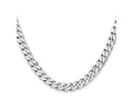 FJC Finejewelers 925 Sterling Silver Rhodium Plated Curb Chain 20 Inches x 7.5 mm