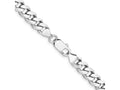 FJC Finejewelers 925 Sterling Silver Rhodium Plated Curb Bracelet Chain 9 Inches x 7.5 mm