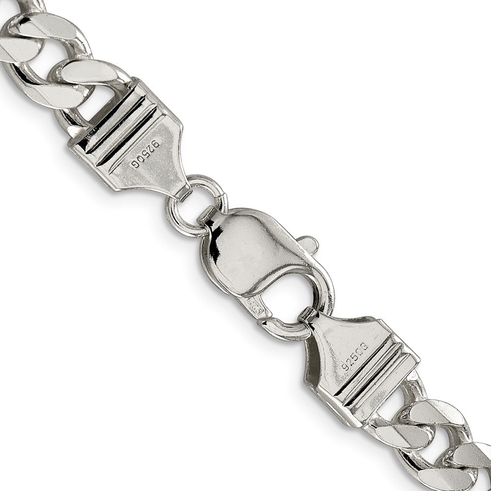FJC Finejewelers 925 Sterling Silver Curb Chain 24 Inches x 8 mm
